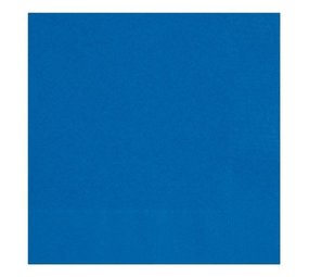Unique Party Blue napkins Royal Blue 33x33cm | 50 pieces