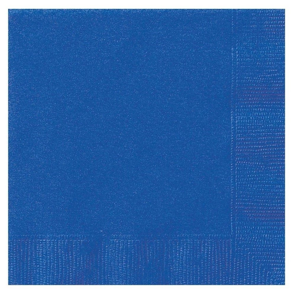 Unique Party Blue napkins Royal Blue 33x33cm | 20 pieces