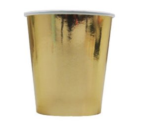 Tuf-Tuf Cup metallic Gold 220ml | 6 pieces Tuf-Tuf Cup metallic Gold 220ml | 6 pieces