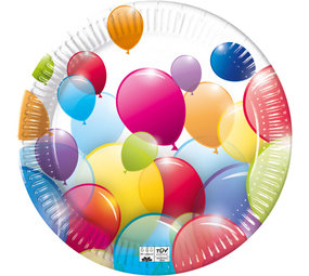 Folat Bord Ballonnen 23cm | 8 stuks Folat Bord Ballonnen 23cm | 8 stuks