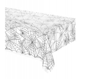 Amscan Nappe toile d’araignée plastique transparent - par pièce Amscan Nappe toile d’araignée plastique transparent - par pièce