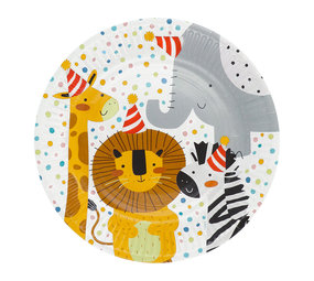 Boland Assiettes Safari Kids 23cm | 8 pièces Boland Assiettes Safari Kids 23cm | 8 pièces