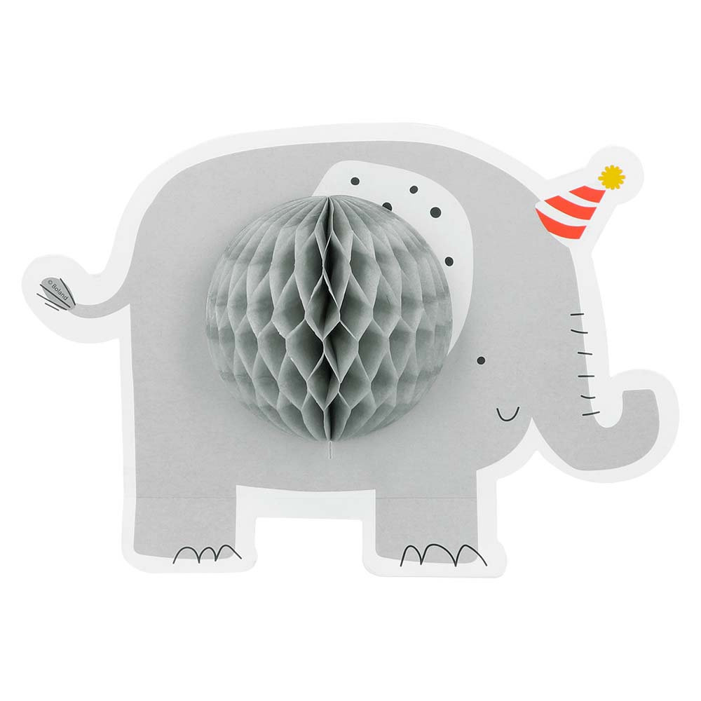 Boland Safari Kids Honeycomb-Tischdekoration 10x15cm |  4 Stück