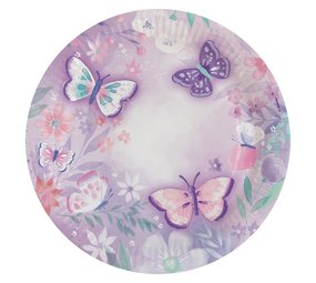 Teller Schmetterlinge 23cm | 8 Stück