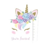Creative Converting Baby Unicorn Invitations | 8 pieces Creative Converting Baby Unicorn Invitations | 8 pieces