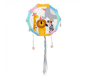 Boland Safari Kids Pull Pinata 44x44cm | par pièce Boland Safari Kids Pull Pinata 44x44cm | par pièce