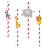 Boland Safari Kids Rietjes 20cm | 6 stuks Boland Safari Kids Rietjes 20cm | 6 stuks