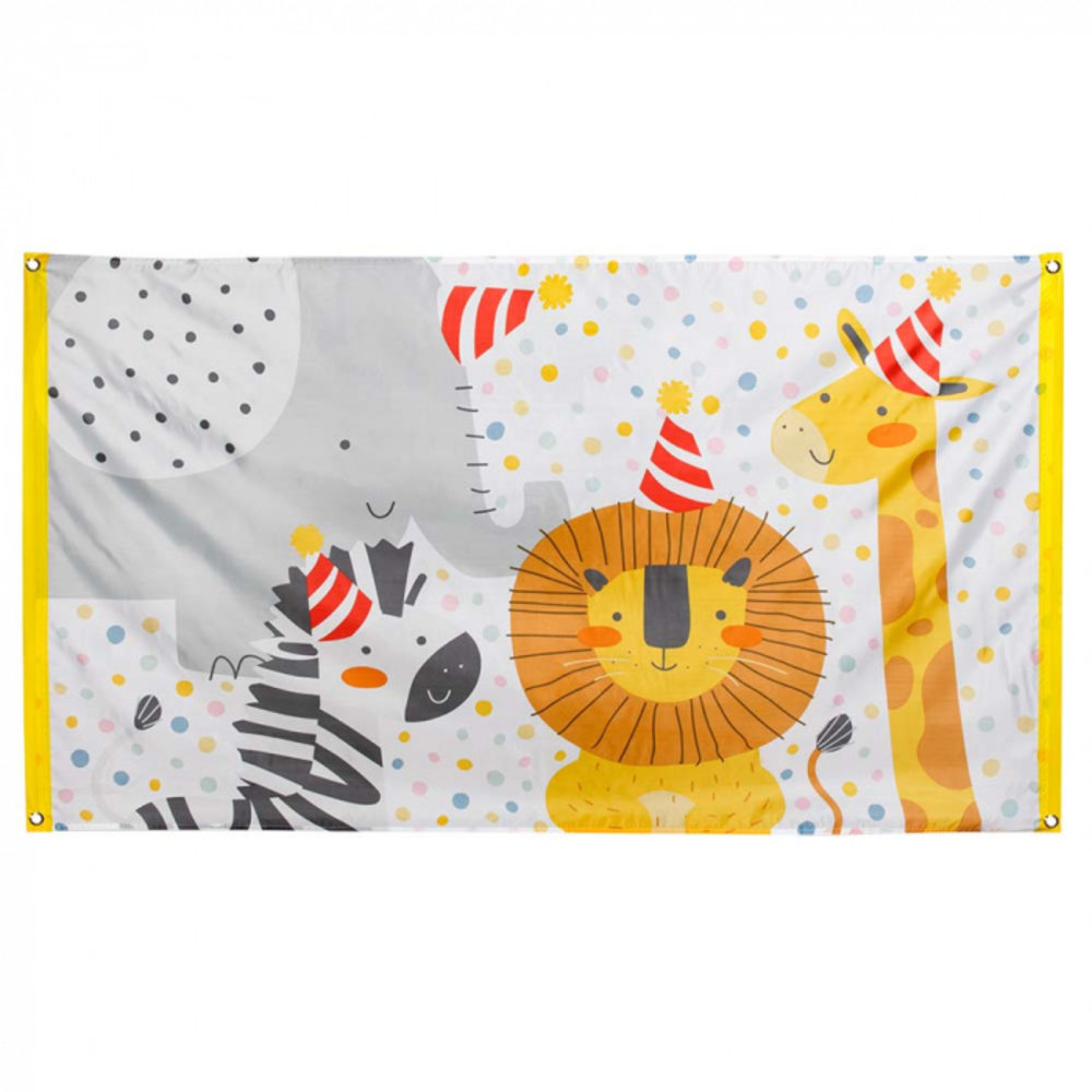 Boland Safari Kids Vlag 90x150cm | per stuk Boland Safari Kids Vlag 90x150cm | per stuk
