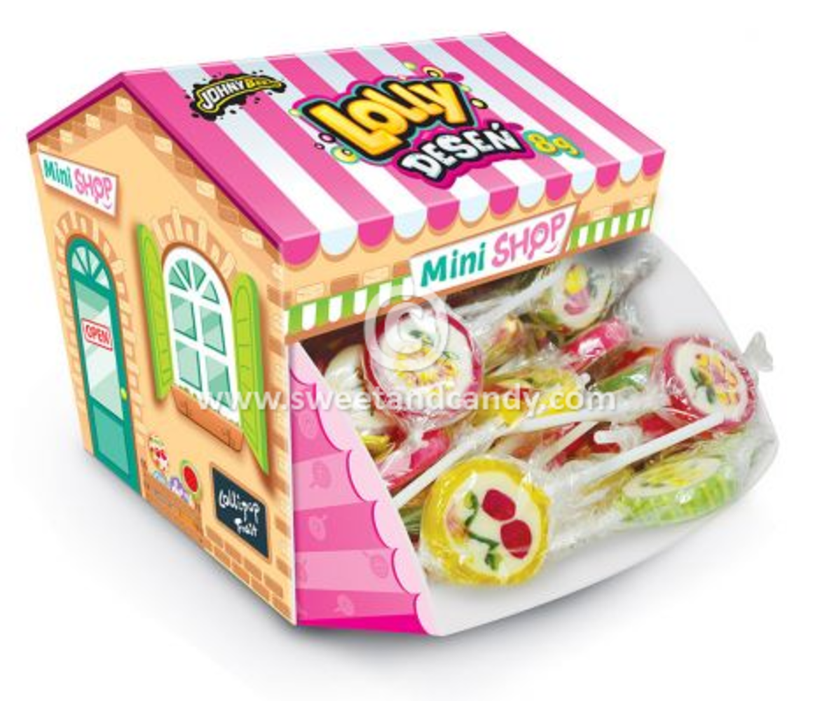 Johny Bee Lollypop Fruit Mini Shop | per Unit