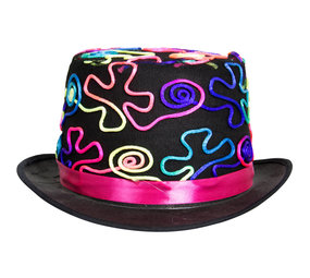 Folat Black hat with neon | per Unit Folat Black hat with neon | per Unit