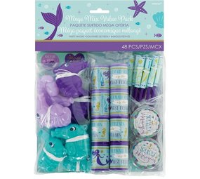 Amscan Mermaid Wishes Handout-Spielzeug | 48 Stück