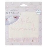 Ginger Ray Magische Meerjungfrau Servietten 16x16cm | 16 Stück Ginger Ray Magische Meerjungfrau Servietten 16x16cm | 16 Stück