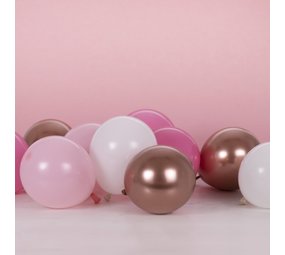Ginger Ray Blush en rosé gouden ballonnen | 40 stuks Ginger Ray Blush en rosé gouden ballonnen | 40 stuks