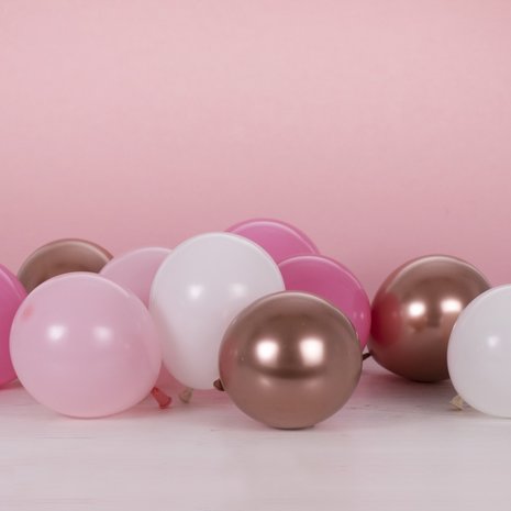 Ginger Ray Blush en rosé gouden ballonnen | 40 stuks Ginger Ray Blush en rosé gouden ballonnen | 40 stuks