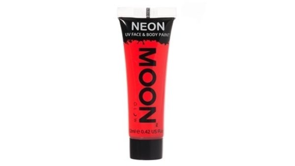 Haza - Witbaard Neon Face & Body Paint Red | tube of 12 ml