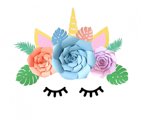 Godan Baby Unicorn Muur Decoratiekit  DIY | per kit Godan Baby Unicorn Muur Decoratiekit  DIY | per kit