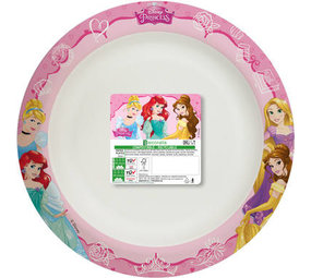 Folat Prinzessinnen Teller Pappe 24cm | 8 Stück
