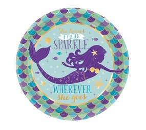 Zeemeermin - Mermaid bordje | 8 stuks