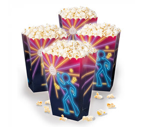 Boland Plateaux à pop-corn Disco Fever | par 4 pièces Boland Plateaux à pop-corn Disco Fever | par 4 pièces