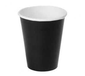 Tasses Noir 250ml | 14 pièces