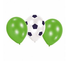Amscan Fußballballons Kicker Party 23cm | 6 Stück