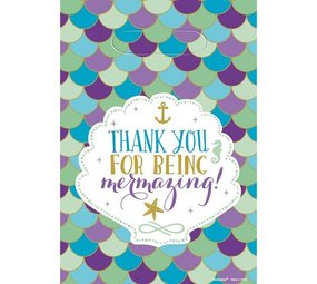 Amscan Mermaid Wishes Loot Bags 16,5x24cm | 8 pieces Amscan Mermaid Wishes Loot Bags 16,5x24cm | 8 pieces