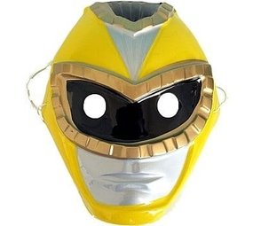 Masque Puissance Ranger Jaune | par unité Masque Puissance Ranger Jaune | par unité