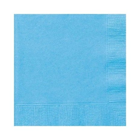 Porte-serviettes bleu 25x25cm | 20 morceaux Porte-serviettes bleu 25x25cm | 20 morceaux