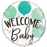 Helium ballon Welcome Baby | rond 45cm