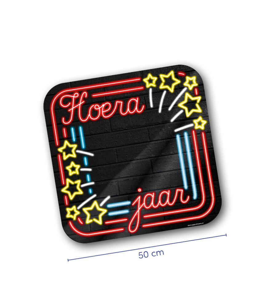 Paper Dreams Neon deurborden Blanco | 50cm Paper Dreams Neon deurborden Blanco | 50cm