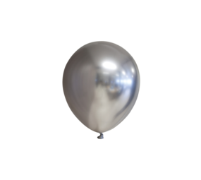 Globos Nordic Silberne Luftballons chrom 13cm | 100 Stück Globos Nordic Silberne Luftballons chrom 13cm | 100 Stück