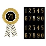 Haza - Witbaard Rosette ages Gold | per Unit