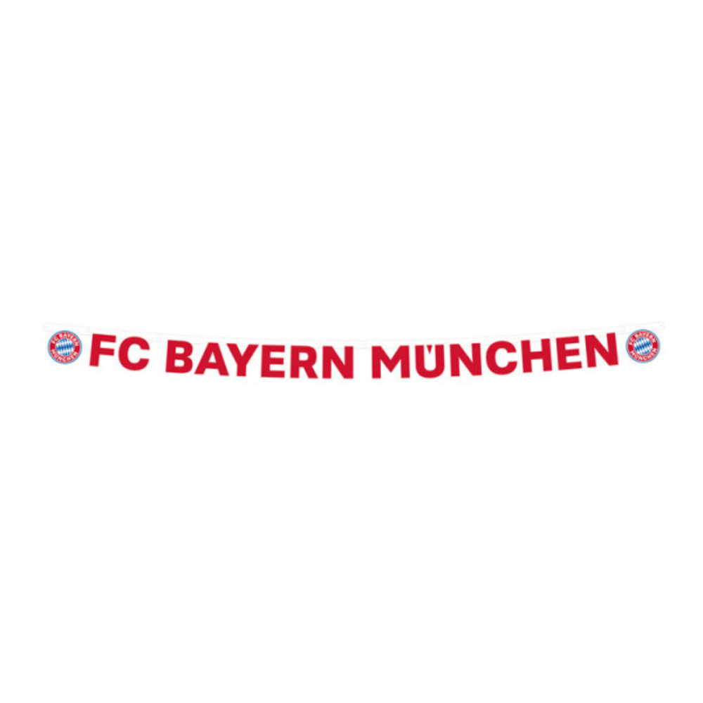 Amscan FC Bayern Munchen Letterslinger 180cm | per stuk Amscan FC Bayern Munchen Letterslinger 180cm | per stuk