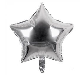 Tuf-Tuf Heliumballonstern silber | 45cm Tuf-Tuf Heliumballonstern silber | 45cm