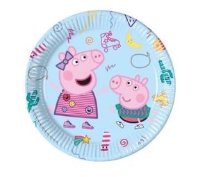 Procos Party Borden Peppa Big 23cm | 8 stuks