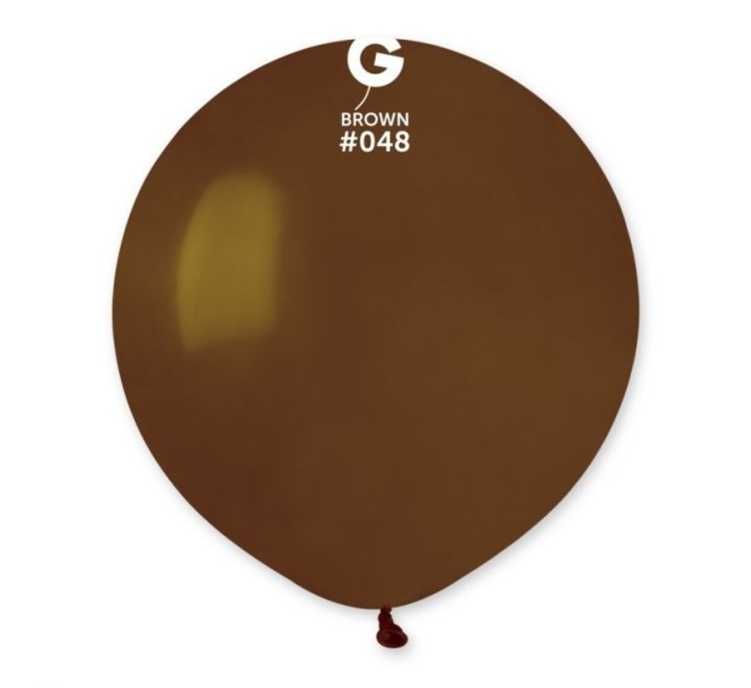 Gemar Balloons Chocolate Brown 48cm | 10 pieces Gemar Balloons Chocolate Brown 48cm | 10 pieces