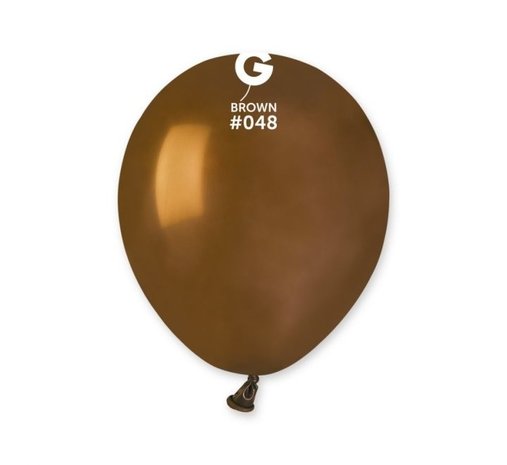 Gemar Balloons Chocolate Brown 13cm | 50 pieces Gemar Balloons Chocolate Brown 13cm | 50 pieces