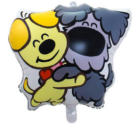Folat Helium ballon Woezel en Pip 55x57cm | per stuk Folat Helium ballon Woezel en Pip 55x57cm | per stuk