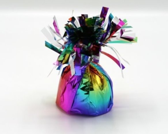 Globos Nordic Ballongewicht regenboog | per stuk Globos Nordic Ballongewicht regenboog | per stuk