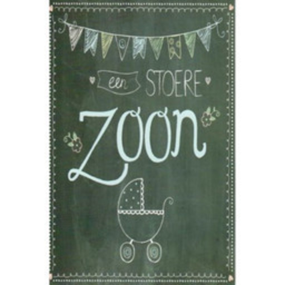 pos wenskaarten Carte d'annonce de naissance Un fils cool pos wenskaarten Carte d'annonce de naissance Un fils cool