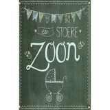 pos wenskaarten Birth card a tough son pos wenskaarten Birth card a tough son