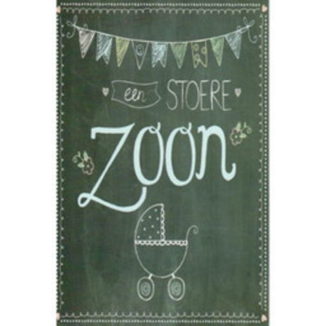 pos wenskaarten Birth card a tough son pos wenskaarten Birth card a tough son