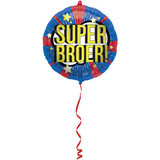 Folat Helium balloon Super Broer 45cm | per Unit Folat Helium balloon Super Broer 45cm | per Unit