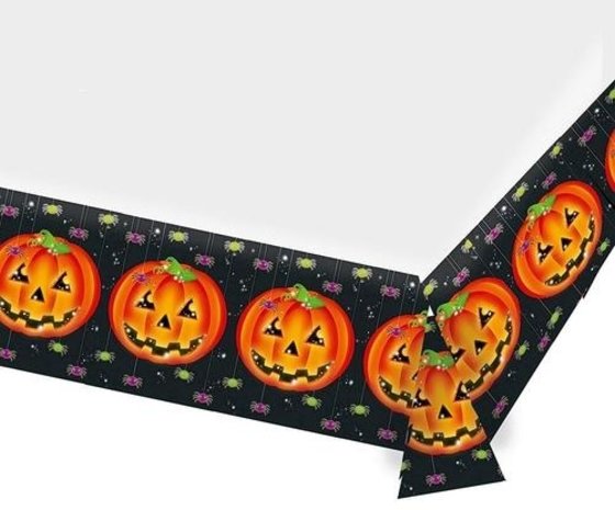 Amscan Tafelkleed Halloween pompoen | 137x243cm