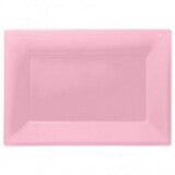 Amscan Scale rectangular pink plastic 32x23cm | 3 pieces Amscan Scale rectangular pink plastic 32x23cm | 3 pieces