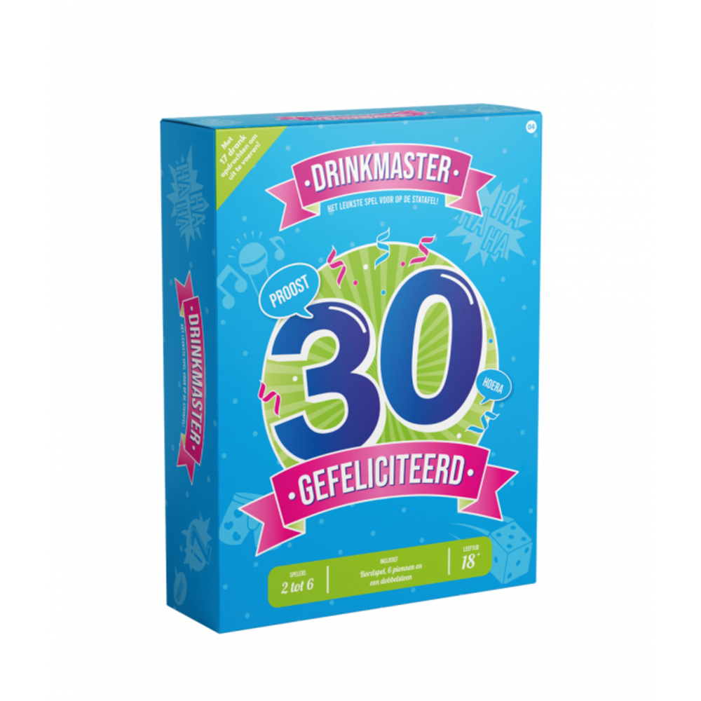 Paper Dreams Drinkmaster Spiel - 30 Jahre | pro Einheit Paper Dreams Drinkmaster Spiel - 30 Jahre | pro Einheit