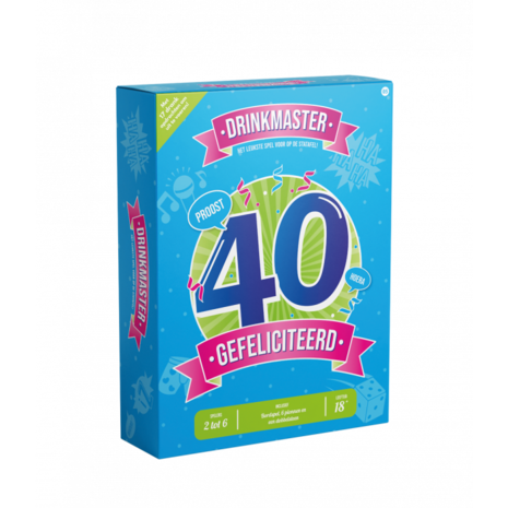 Paper Dreams Drinkmaster Spiel - 40 Jahre | pro Einheit Paper Dreams Drinkmaster Spiel - 40 Jahre | pro Einheit