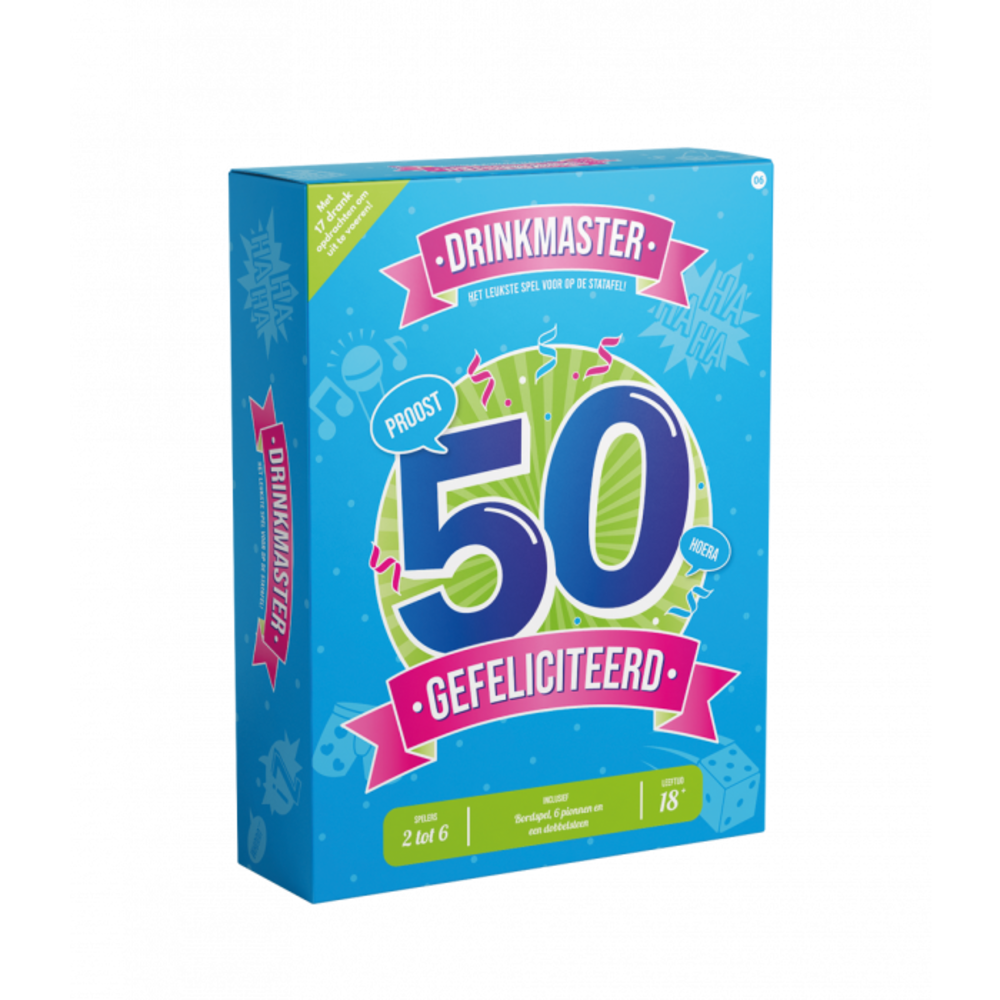 Paper Dreams Drinkmaster game - 50 years | per Unit Paper Dreams Drinkmaster game - 50 years | per Unit
