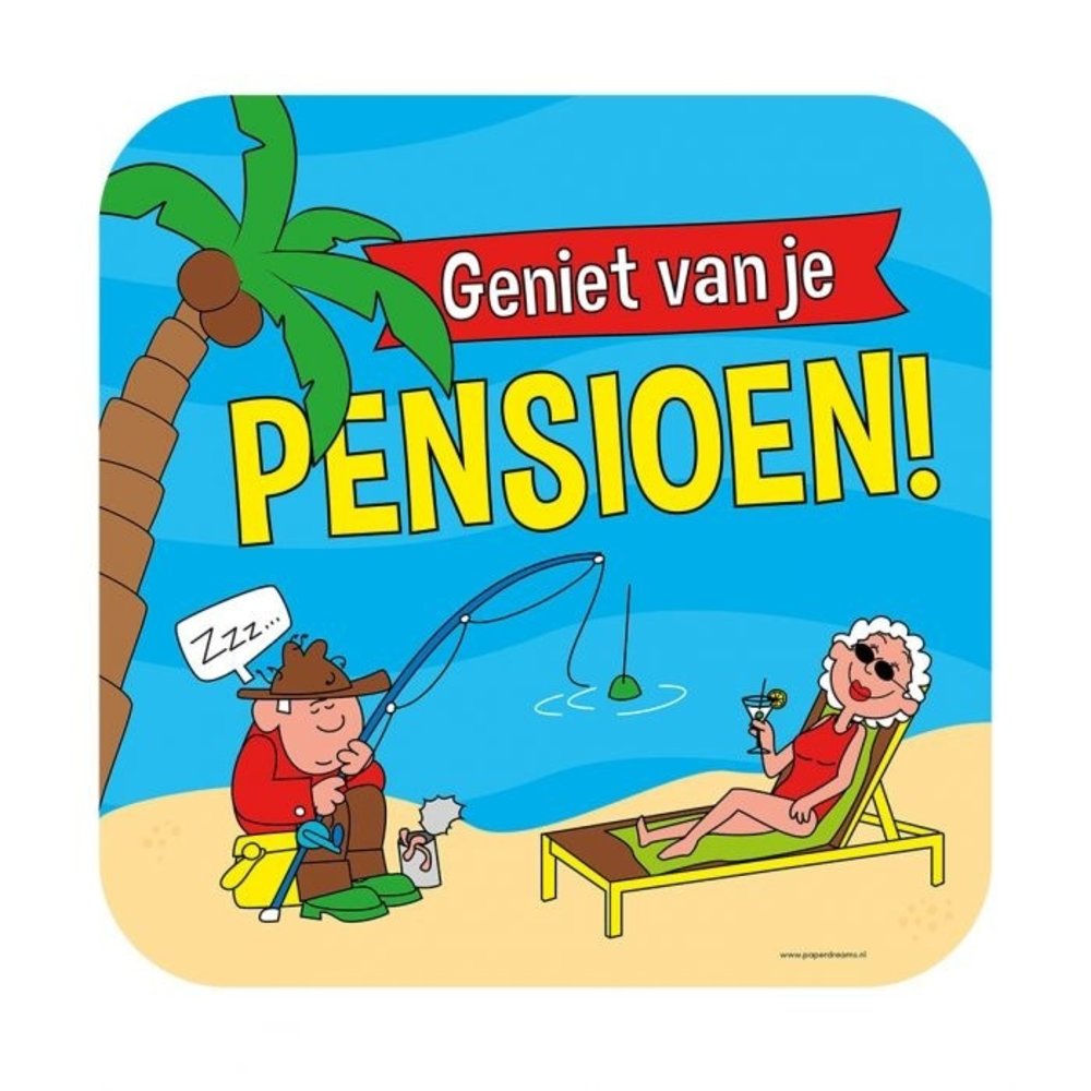 Paper Dreams Doorboard Pension Cartoon | 50cm