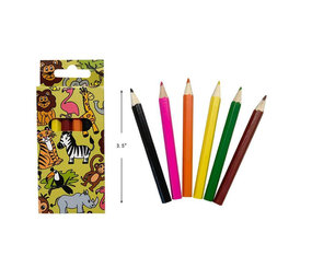 LG Imports Jungle Animals Colored Pencils | per box LG Imports Jungle Animals Colored Pencils | per box